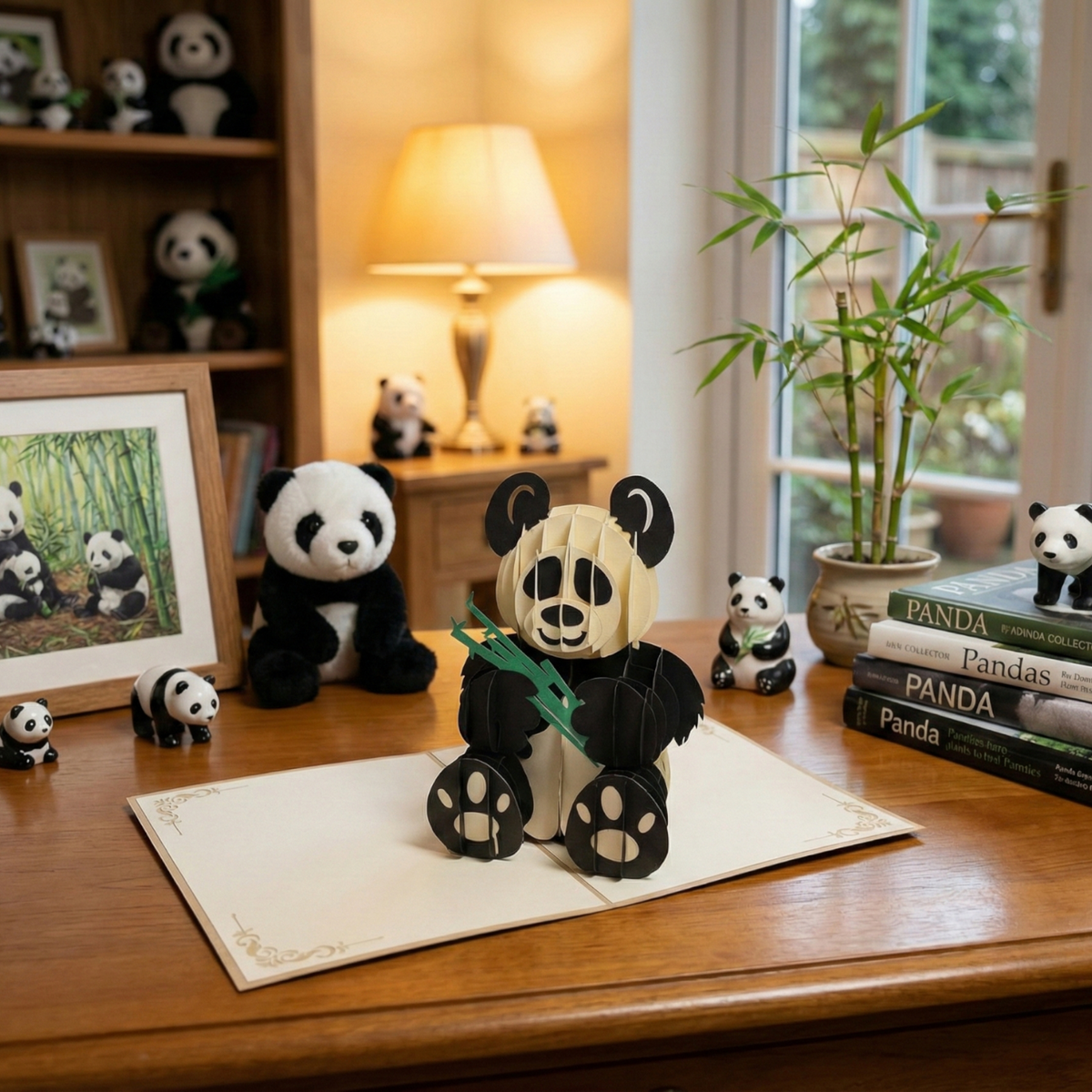 3D Panda Pop Up Birthday Card | PopOra