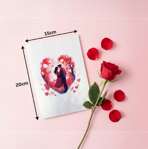 3D Couple Under Love Tree Pop Up Card | PopOra