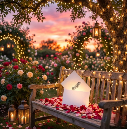 3D Couple Under Love Tree Pop Up Card | PopOra