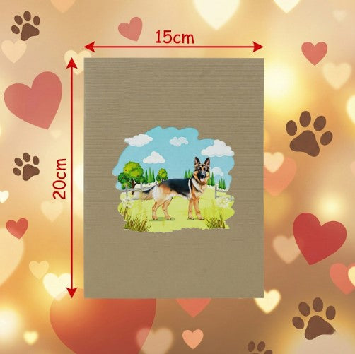 3D German Shepherd Pop Up Card for Dog Lovers | PopOra