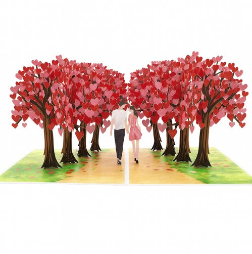 3D Heart Tree Pop Up Romantic Card | PopOra