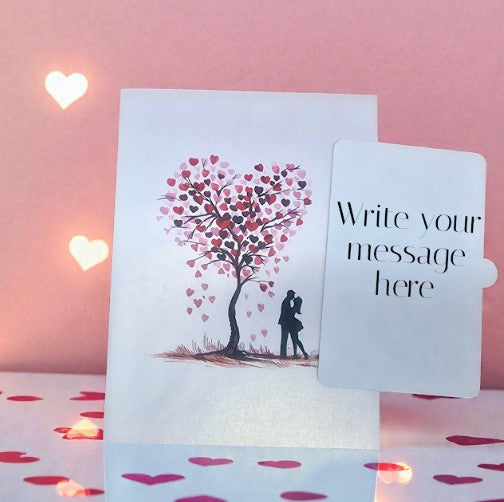 3D Heart Tree Pop Up Card for Couples | PopOra
