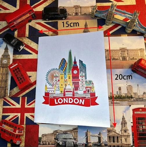 3D London Pop Up Card | UK Landmark Card | PopOra