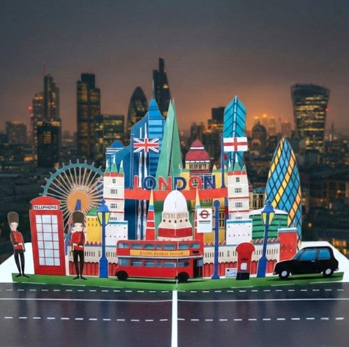 3D London Pop Up Card | UK Landmark Card | PopOra