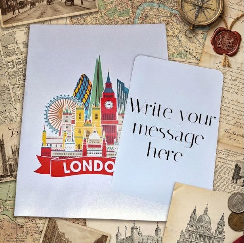 3D London Pop Up Card | UK Landmark Card | PopOra