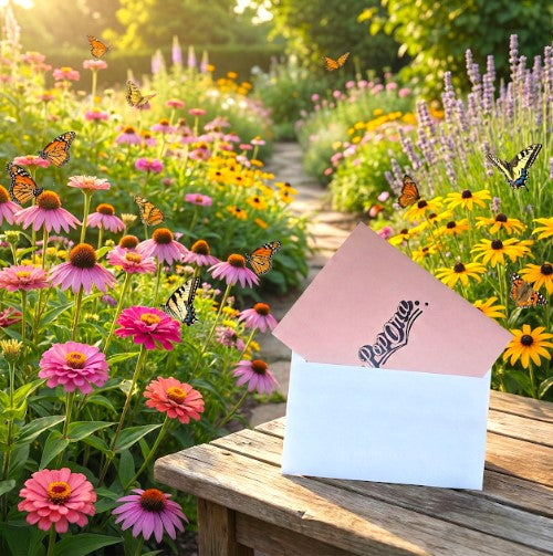 3D Pink Orchid Pop Up Flower Card | PopOra