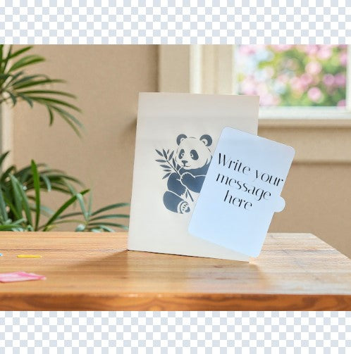 3D Panda Pop Up Birthday Card | PopOra