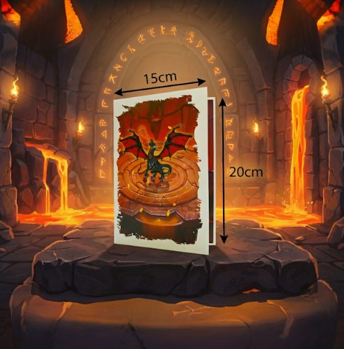 3D Fire-Breathing Dragon Pop Up Birthday Card | PopOra