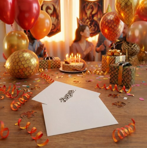 3D Fire-Breathing Dragon Pop Up Birthday Card | PopOra