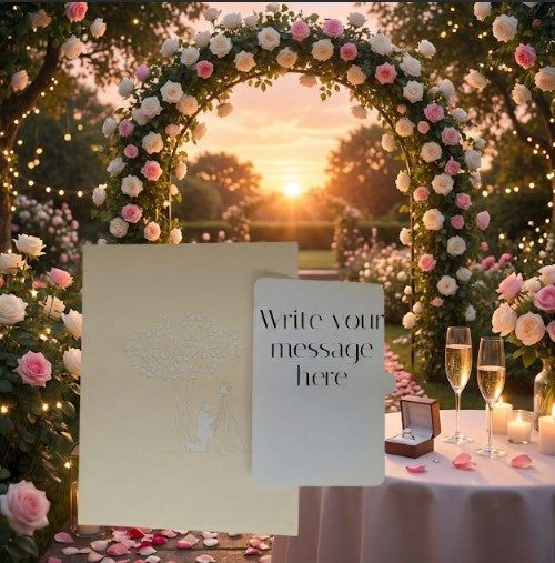 3D Romantic Couple Pop Up Card | PopOra