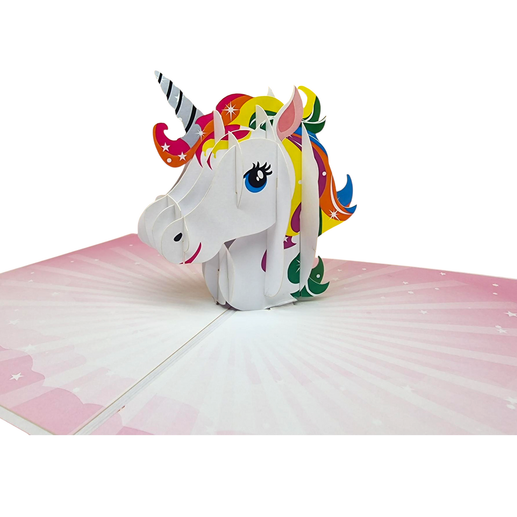 3D Unicorn Pop Up Birthday Card for Girls | PopOra