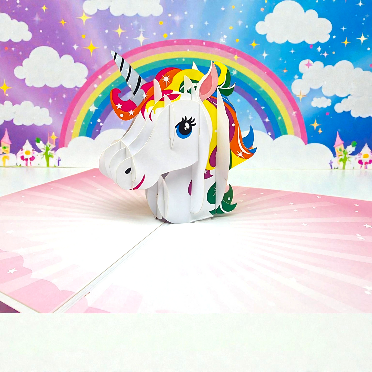 3D Unicorn Pop Up Birthday Card for Girls | PopOra