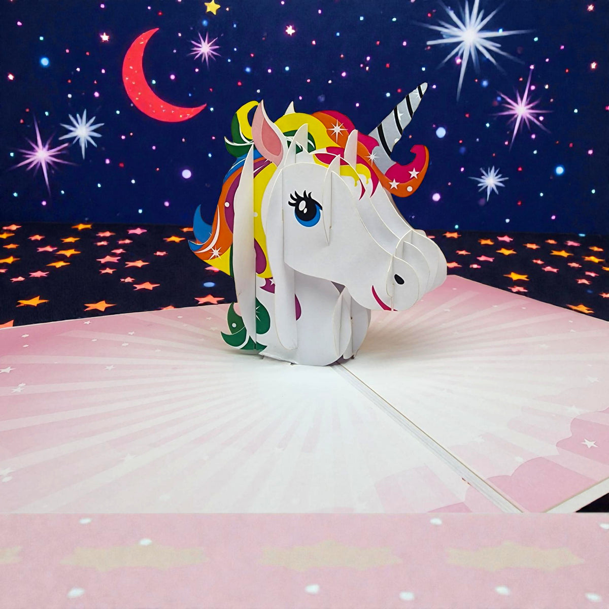 3D Unicorn Pop Up Birthday Card for Girls | PopOra